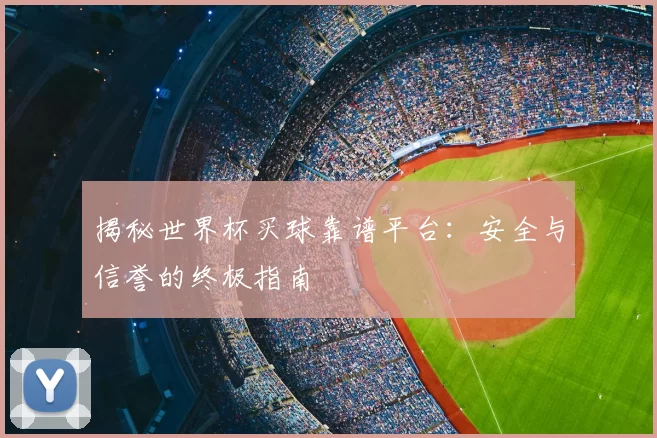 揭秘世界杯买球靠谱平台:安全与信誉的终极指南