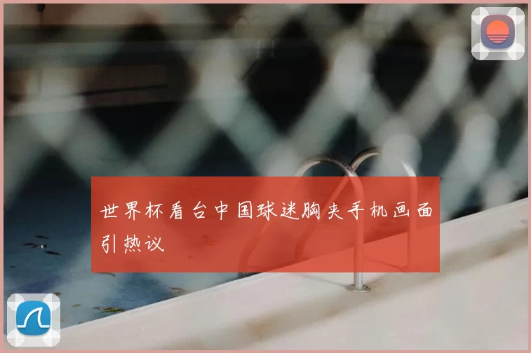 世界杯看台中国球迷胸夹手机画面引热议